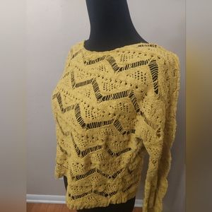 Crochet Style Sweater
